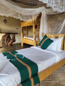 The rooms themselves blend naturally with the environment, inviting calm, quiet, and reflection.