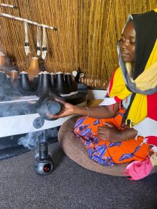 The traditional kitchen, Enju y’Ebyanzi, revealed a deep connection between food, culture, and community.
